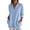 Blue, variant on Qivvo Oversized Striped Button down Shirts for Women Classic Long Sleeve Collared Blouses Office Work Tops Outfit(Red,X-Large)