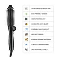 thumbnail image 2 of OTVIAP Curling Iron Brush, Foldable Ceramic Tourmaline Ionic Hair Curling Wand Hot Brush with Adjustable Temp for All Hair Types, 2 of 11