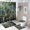 Color-1, variant on Lush Forest Waterfall Shower Curtain Set 4PCs with Hooks Waterproof Bathroom Toilet Mat Lid Decor