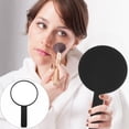 thumbnail image 4 of Shisuyan Handheld Compact Mirror Round Makeup Mirror with Handle for Home Travel, 4 of 9
