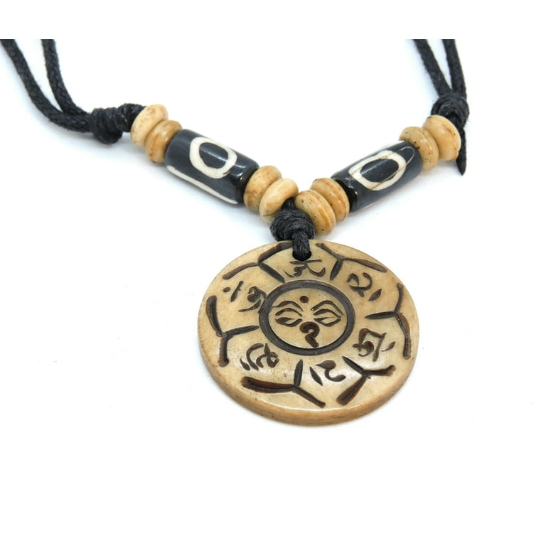 Yak shop bone necklace