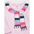 thumbnail image 4 of Little Treasure Baby Girl Cotton Long-Sleeve Bodysuits 5pk, Cozy Scarf, 12-18 Months, 4 of 5