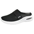 thumbnail image 4 of Mepaouo Slip on Mules for Womens Breathable Knitted Mesh Walking Sneakers Orthopedic Slip on Slides, 4 of 5