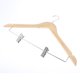 thumbnail image 3 of 10 / Perchas de con Muescas Antideslizantes con Clips para Adultos Y de Resistencia Salvador Juego de perchas de madera unisex, 3 of 9