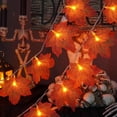thumbnail image 2 of Fall Decorations for Home Maple Leaf Pumpkin Lights, Waterproof Thanksgiving Decorations Fall Seasonal Lights, Lighted Fall Leaves String Lights, for Indoor Outdoor Halloween Thanksgiving Decor, 2 of 7