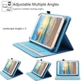 thumbnail image 4 of Funda para tablet Dluggs 10-10.1" de cuero PU con rotación de 360°, 4 of 7
