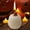 White, variant on Msgweeeg Scented Candle Outdoor Halloween Decorations Halloween Pumpkin Scented Candle Handmade Simulated Pumpkin Candle Ambient Graceful Aromatherapy