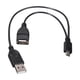 thumbnail image 5 of Adaptador Cable de Extensión OTG Power Splitter Micro USB a USB 11.8 Pulgadas Negro, 5 of 8