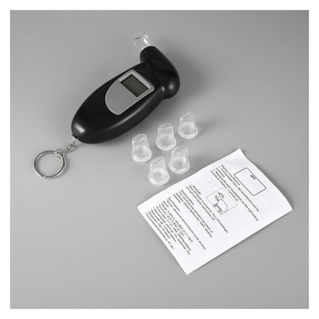 Digital Breath Alcohol Tester Mini Professional Police AT6000 Alcohol Tester Breath Drunk Driving Analyzer LCD Screen ,Diversified and Thoughtful