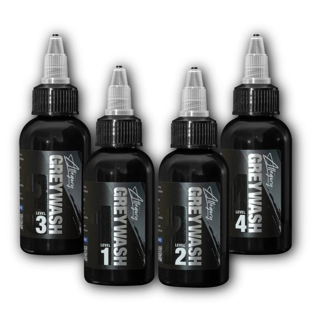 Tattoo Ink Set Allegory Greywash 4 x 59 ml Vegan