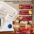 thumbnail image 2 of Batidora de Pedestal Planetaria Honinst 10 Velocidades Uso Doméstico Tazón de 4QT, 2 of 8