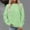 *Green, variant on ClodeEU Women's Round Neck Pullover ,Long Sleeve Sweatshirt ,Casual Drop Shoulder Sweatshirt Green,Womens Plus XXXXL