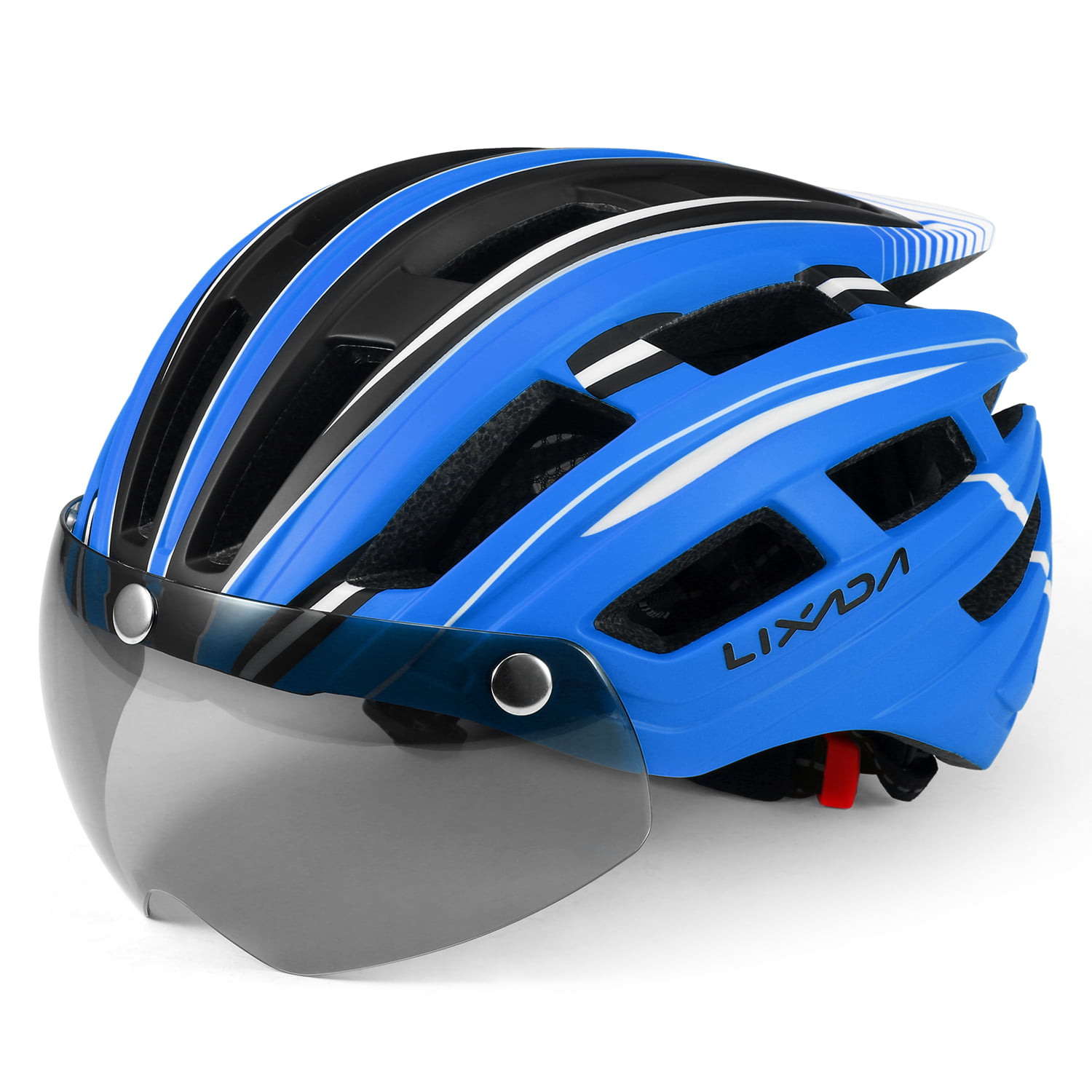 Ultralight Adjustable Fitting MTB Bike Bicycle Cycling Safety Helmet with Goggle 
