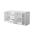 thumbnail image 3 of Wyndham Collection Wcf414166d-Cxsxx-Mxx Strada 65" Double Free Standing Vanity Cabinet, 3 of 7