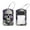 multicolored 2, variant on 2 Pcs Luggage Tags, Purple Rose Sugar Skull Privacy Cover ID Label with Stainless Steel Loop and Address Card for Travel Bag Suitcase