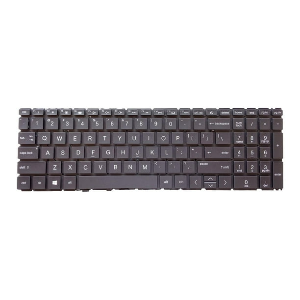 Teclado de repuesto para Tpn-Q245 15-Eg 15-Eh 15-Cn0003CA (EE. UU.) con luz de fondo