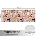thumbnail image 5 of Kitchen Rugs Sets Of 2,Boston Terrier Dogs with Pioneer Flower Anti Fatigue Kitchen Mat Rugs Non Slip Washable,Decorative Kitchen Floor Mats for Kitchen,Sink,Laundry,17"X47", 5 of 5