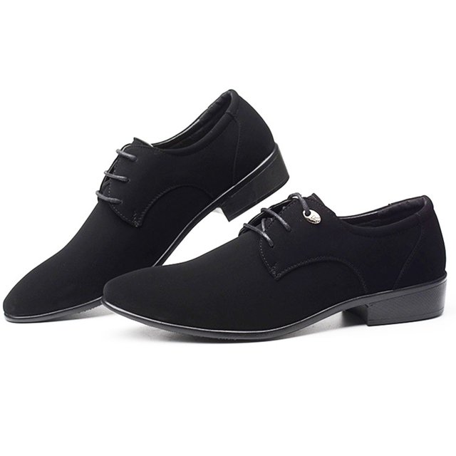 Zapatos casuales formales Zapatos de cuero de negocios Zapatos de hombre esmerilados casuales puntiagudos Wmkox8yii 123q2260