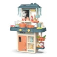 thumbnail image 1 of Set de juguetes de cocina con 42 accesorios azul claro para niños mayores de 3 años, 1 of 4