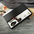 thumbnail image 2 of Feather Pen Set, Retro Style Carved Design, Personalized Pens, with Ink, 2 Replacement Tips, Fountain Pen Stand Base, White, 2 of 6