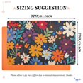 thumbnail image 6 of Yayeee Doormat for Indoor Entrance 32" x 20" Non Slippery Floor Rug, Bright Colorful Flowers Pattern, 6 of 8