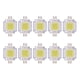 thumbnail image 4 of 10 piezas 10W LED SMD Chip COB DC 9‑10V para lámpara de luz de inundación Bombilla de perlas de alta potencia Blanco frío, 4 of 15