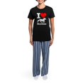 thumbnail image 4 of CafePress - I Heart Horses Women's Dark Pajamas - Women's Short Sleeve Print T-Shirt and Pants Dark Cotton Pajama Set, 4 of 7