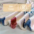 thumbnail image 3 of Yibo Letter Printed Warm Soft Gift Blanket Flannel Soft and Comfortable Anti-static Bed Sofa Blanket, 3 of 7