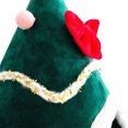 thumbnail image 4 of Casa para mascotas con diseño de gorrito navideño, suave y cálida, ideal para perros y gatos, incluye cojín desmontable, color rojo, tamaño grande., 4 of 6