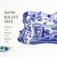 thumbnail image 7 of Spode Blue Italian Devonia Tray Serving Bowl Made of Porcelain Shallow Serving Bowl for Salad, Pasta, and Fruit Measures 7.5 inch Dishwasher Safe, 7 of 7