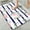 Floral Arrangement on Stripes, variant on 1pc Coastal Lighthouse Landscape Bathroom Rug Bathroom Decor and Accessories- Durable,Anti Slip,And Quick Drying,Suitable For Indoor/outdoor Use - Perfect For Bathrooms,Bedrooms,Kitchens