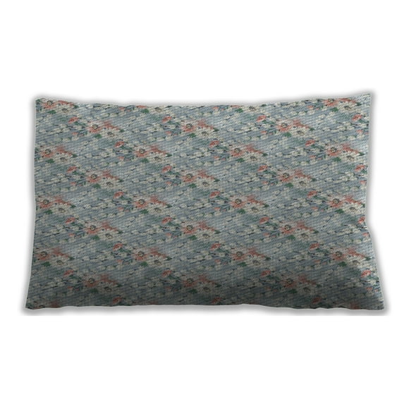 Ahgly Company Indoor Rectangular Patterned Lumbar Throw Pillow, 13 inch by 19 inch