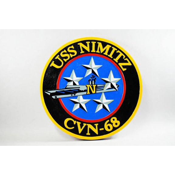 USS Nimitz CVN-68 Plaque