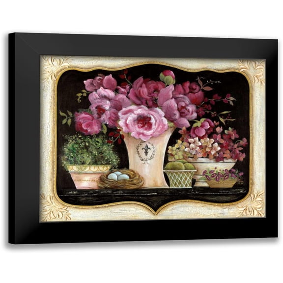 Tava Studios 14x12 Black Modern Framed Museum Art Print Titled - La Belle France