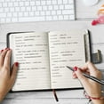 thumbnail image 5 of WEMATE Password Book with Lock, Password Book with Alphabetical Tabs 600+,Black, 5 of 9