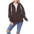thumbnail image 4 of Womens Zipper Hoodie Sweat Jacket, 4 of 8