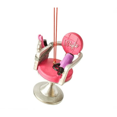 3.25 Inch Hair Stylist Salon Chair Christmas Ornament