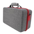 thumbnail image 1 of Controllers Hard Carrying Case, Large Capacity Protective Travel Storage Bag Fit for SLIM Console with Shoulder Strap, Grooves, Shock Absorbing Cotton, for Headset, USB Cables, 1 of 7