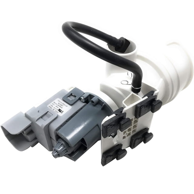 JIAHAOO Pompe de Vidange pour Machine à Laver 120V 60Hz pour WFMC Série WFVC AP3764202 pour Whirlpool Kenmore Maytag Amana Roder