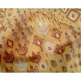 thumbnail image 4 of oneOone Silk Tabby Fabric Block & Geometric Ikat Print Fabric By The Yard 42 Inch Wide, 4 of 4