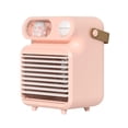 thumbnail image 1 of Portable Air Cooler Led Air Conditioning Cartoon Mini Air Purifier Office Humidification Cooling Fan(Pink), 1 of 4