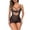 Black, variant on Women Lace Mesh Lingerie Set Plus Size Solid Color Spaghetti Strap V Neck Cutout Mini Sleep Dress Shorts Spring Summer HomeSoft Breathable Stretchy Sheer Night