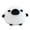 White, variant on QLUEWX Beige Sheep Plush Toys, 9.8" Cute Soft Fluffy Wavy-Haired Sheep Stuffed Animal, Lifelike Toy Birthday Couples Kids Gift, Home Decorations For Living Room Bedroom Sofa Office