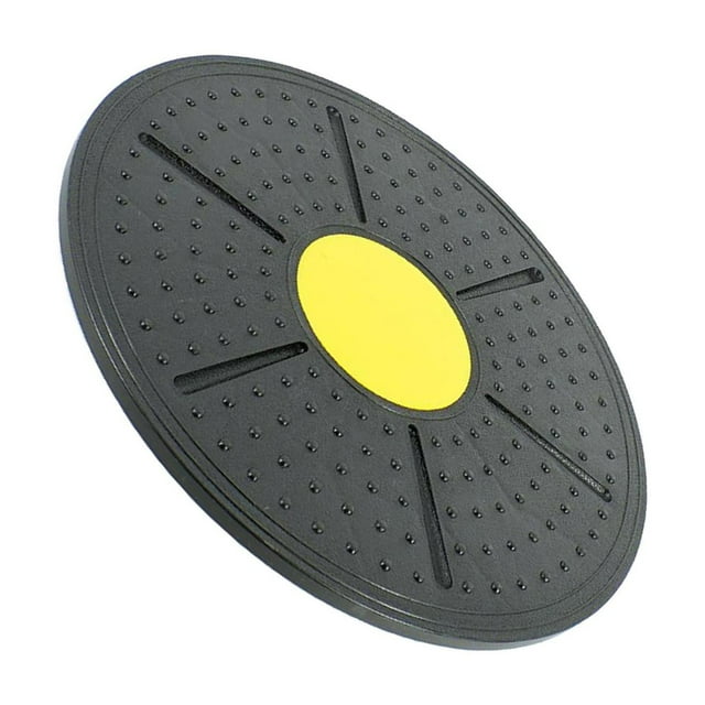 tamizeot Balance Board Non-Slip Fitness Stability Disc Home Gym Load-bearing Yellow 36cm