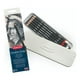 thumbnail image 1 of Lapices Carbon Charcoal Derwent 6 Piezas + Sacapuntas Lata multicolor SIN TAMAÑO, 1 of 2