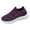 Dark Purple, variant on Rokment Women's Orthopedic Slip on Socks Walking Shoes Lightweight Comfortable Mesh Memory Foam Running Tennis Jogging Workout Sneakers for Women Men Black Size 6.5