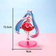 thumbnail image 1 of Figuras de acción de Hatsune Miku para niñas, juguetes de modelos de PVC de pelo largo kawaii Sakura, 14CM, novedad de 2023 qiuyongming unisex, 1 of 2