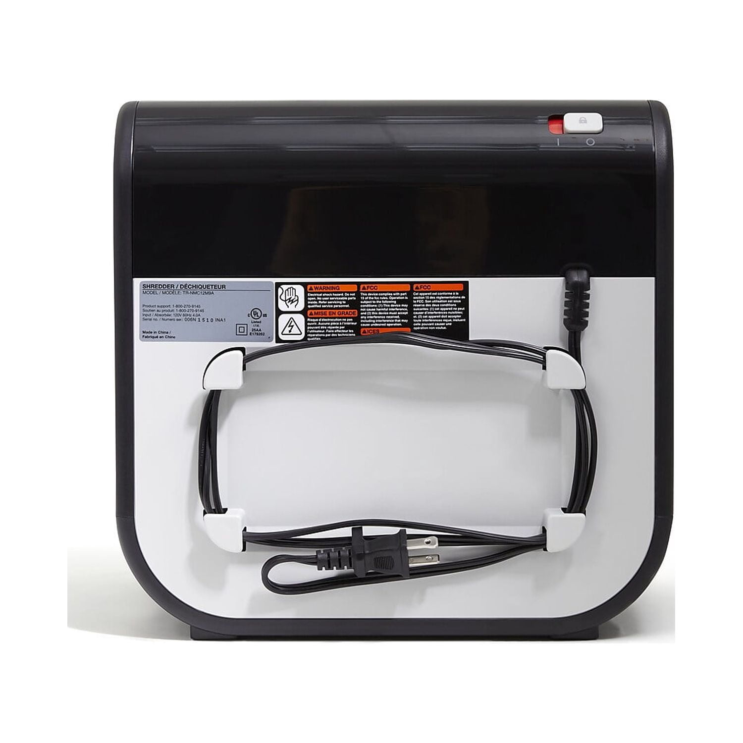 TRU RED Mailmate 12-Sheet Micro-Cut Shredder (TR-NMC12M9A)