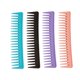 thumbnail image 2 of Peine de dientes anchos de color caramelo para hombre, peine con forma de cabeza de aceite, peine con textura, peine con placa divisoria para cabello, peine de dientes anchos, 2 of 3