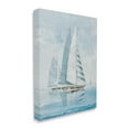 thumbnail image 4 of Stupell Industries Blue Maritime Sailboats Transportation Painting Gallery Wrapped Canvas Art Print Wall Art, 16 x 20, 4 of 8